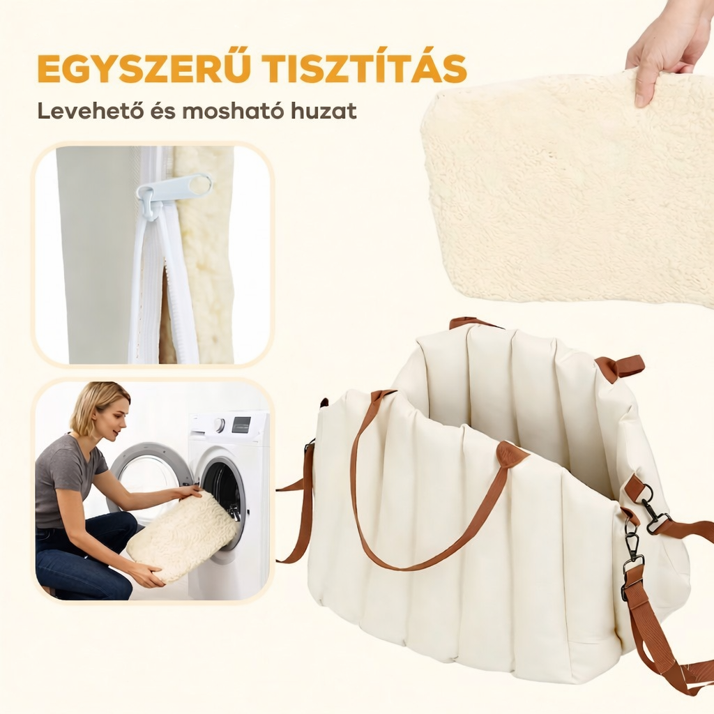 Kutyahordozó – Krém Fehér