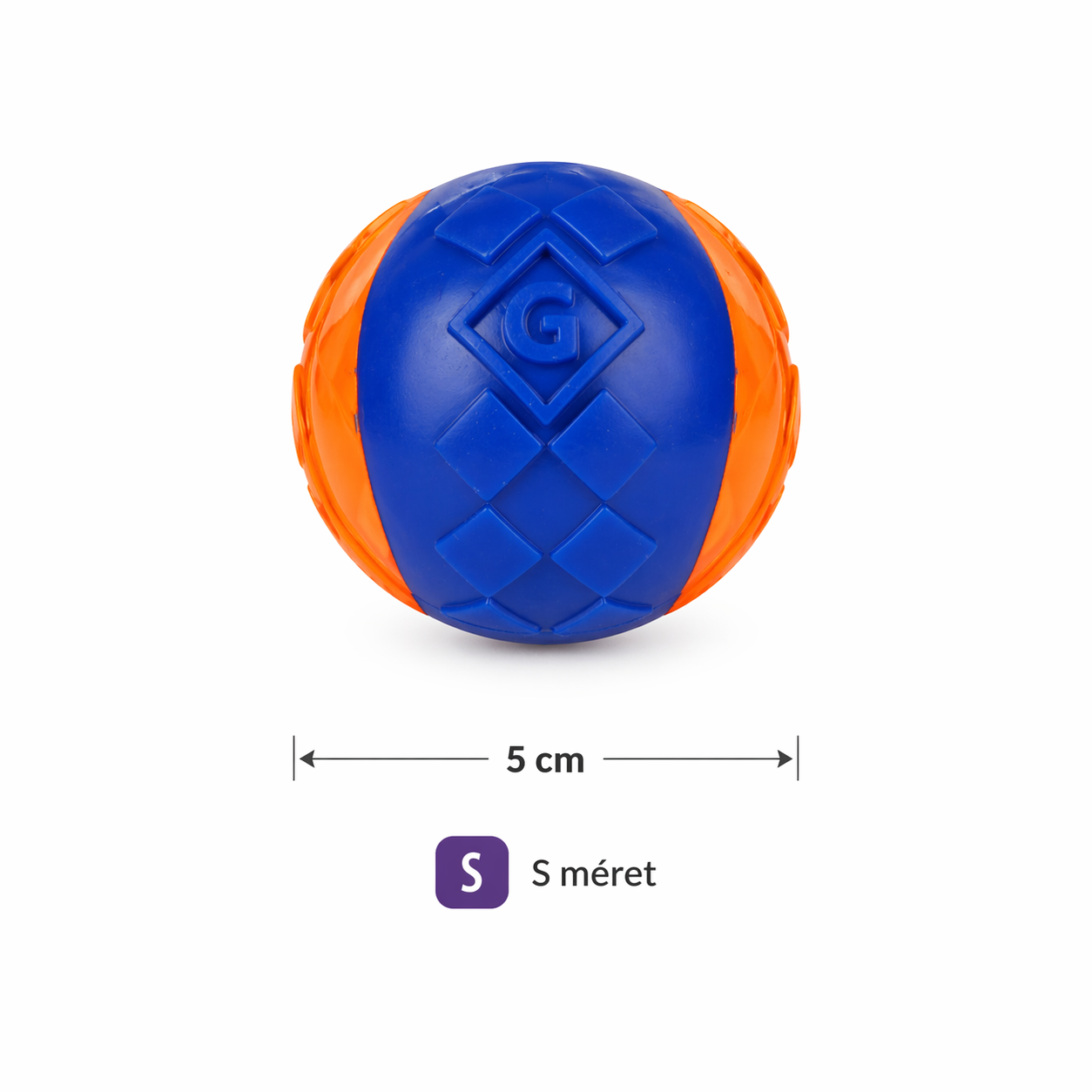 GiGwi Ball - Kék-Narancs