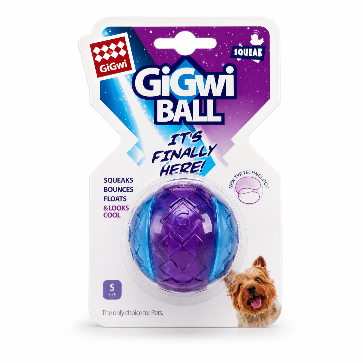 GiGwi Ball - Kék-Lila