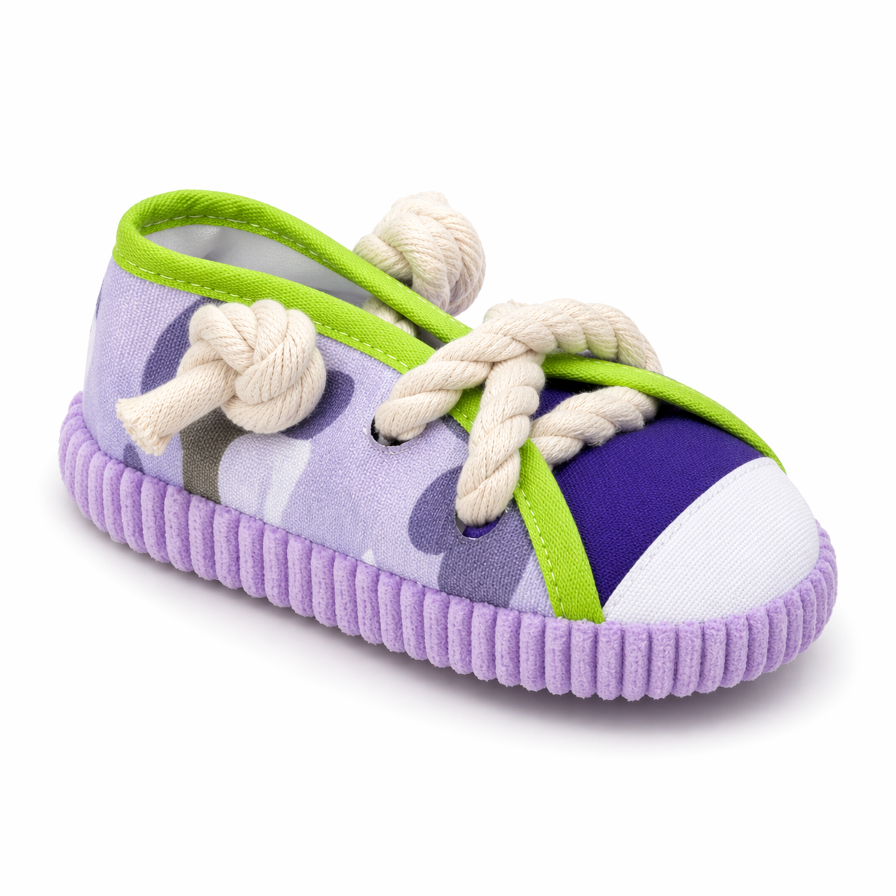 Sneaker Kutyajáték Kötélfűzővel - Lila