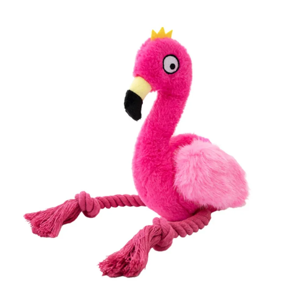 Flamingó Plüss Köteles Játék - Pink