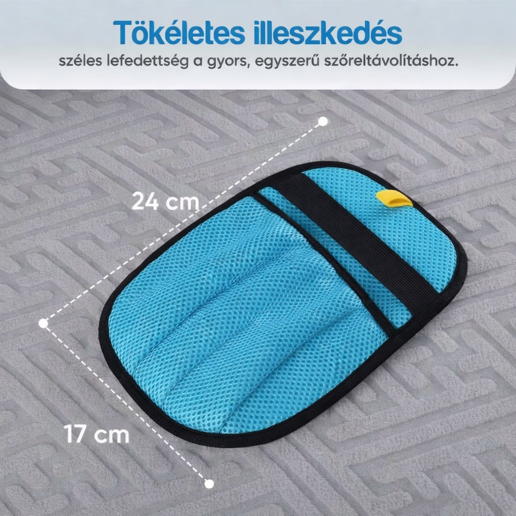 5 Ujjas Szőreltávolító Kesztyű - Kék